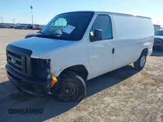 2011 Ford Econoline Cargo Commercial with VIN 1FTNE1EW1BDB11551, listed as a IAAI auction lot 41670487 with 94,806 mi miles and . Bid and sale history available at DreamBid. Image 2.