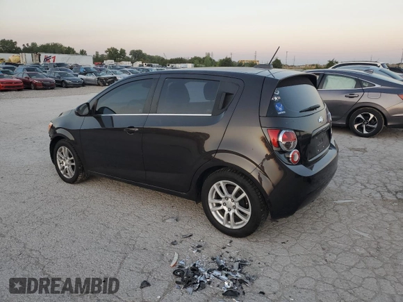 2016 Chevrolet Sonic LT with VIN 1G1JC6SH3G4104723, listed as a Copart auction lot 69206884 with 89,307 mi miles and Salvage Title. Bid and sale history available at carsss.com. Image 2.