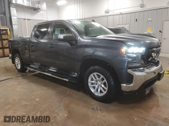 2021 Chevrolet Silverado 1500 LT with VIN 1GCPYDEK4MZ288423, listed as a Copart auction lot 79957214 with 66,136 mi miles and Salvage Title. Bid and sale history available at carsss.com. Image 4.