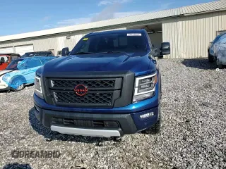 2024 Nissan Titan SV with VIN 1N6AA1FB2RN104714, listed as a Copart auction lot 56576955 with 25,800 mi miles and Salvage title. Bid and sale history available at DreamBid. Image 13.