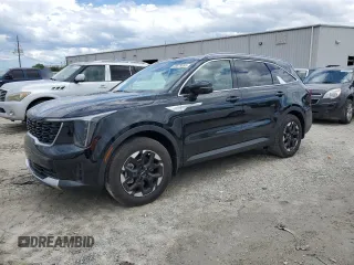 2025 Kia Sorento S z VIN 5XYRL4JC0SG342785, wystawiony jako Copart lot #56676955 z przebiegiem 5 976 mil mil oraz Szkoda całkowita • Salvage title. Historia ofert i sprzedaży dostępna na DreamBid. Obrazek 1.