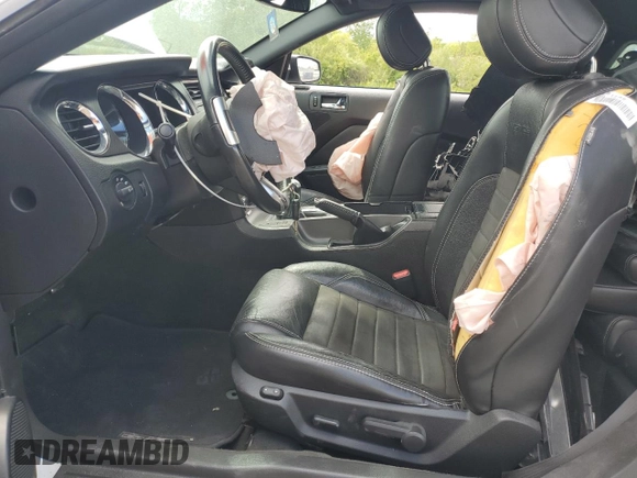 2014 Ford Mustang GT with VIN 1ZVBP8CFXE5295781, listed as a Copart auction lot 58222195 with 118,963 mi miles and Salvage title. Bid and sale history available at DreamBid. Image 7.
