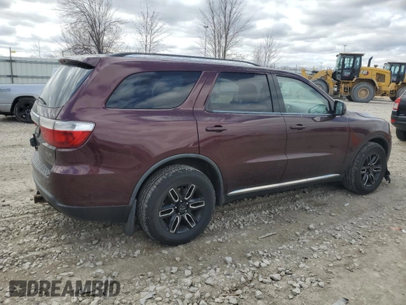 2012 Dodge Durango SXT with VIN 1C4RDJAG4CC146918, listed as a Copart auction lot 52524935 with 177,366 mi miles and Non repairable. Bid and sale history available at DreamBid. Image 3.