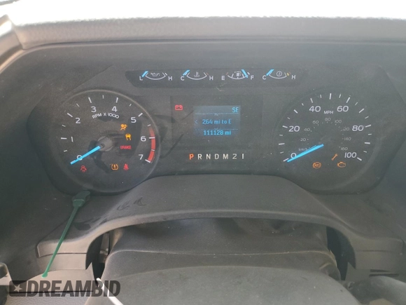 2020 Ford F-250 XL with VIN 1FTBF2A65LEE05736, listed as a Copart auction lot 44045375 with 111,128 mi miles and Salvage title. Bid and sale history available at DreamBid. Image 9.