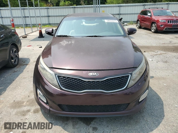 2015 Kia Optima LX z VIN 5XXGM4A77FG489994, wystawiony jako Copart lot #58652275 z przebiegiem 153 264 mil mil oraz Czysty tytuł • Clean title. Historia ofert i sprzedaży dostępna na DreamBid. Obrazek 5.