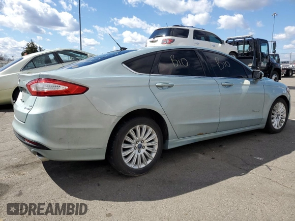 2013 Ford Fusion SE Hybrid with VIN 3FA6P0LU9DR191305, listed as a Copart auction lot 50213775 with 132,939 mi miles and Salvage Title. Bid and sale history available at DreamBid. Image 3.