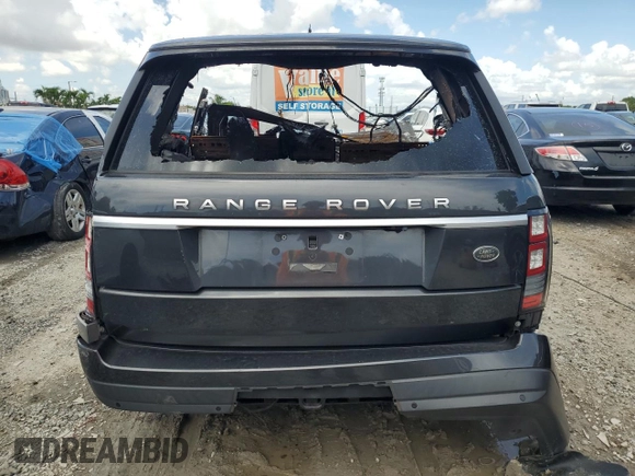 2016 Land Rover Range Rover with VIN SALGR2VF7GA281790, listed as a Copart auction lot 70273214 with 0 mi miles and Non Repairable. Bid and sale history available at carsss.com. Image 6.