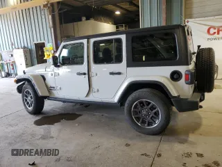 2021 Jeep Wrangler Unlimited 80th Anniversary z VIN 1C4HJXDG4MW636892, wystawiony jako Copart lot #63508455 z przebiegiem 29 208 mil mil oraz Szkoda całkowita • Salvage title. Historia ofert i sprzedaży dostępna na DreamBid. Obrazek 2.
