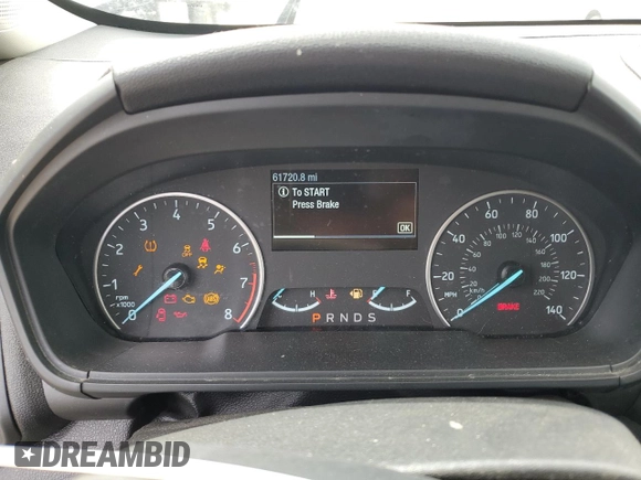 2019 Ford EcoSport SE with VIN MAJ6S3GL9KC304070, listed as a Copart auction lot 52250395 with 61,720 mi miles and Salvage Title. Bid and sale history available at carsss.com. Image 9.