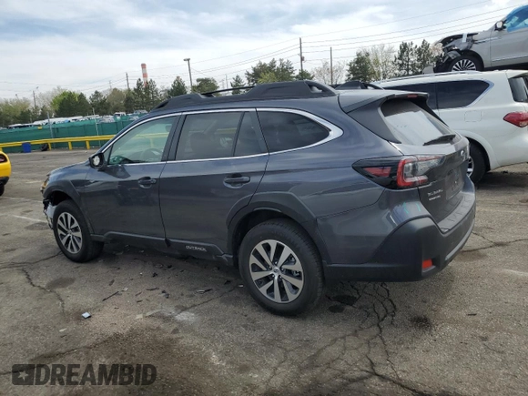 2025 Subaru Outback Premium z VIN 4S4BTADCXS3203386, wystawiony jako Copart lot #53794725 z przebiegiem 801 mil mil oraz Szkoda całkowita • Salvage title. Historia ofert i sprzedaży dostępna na DreamBid. Obrazek 2.
