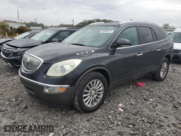 2011 Buick Enclave CXL-1 with VIN 5GAKRBED1BJ360625, listed as a Copart auction lot 80906914 with 212,364 mi miles and Salvage Title. Bid and sale history available at carsss.com. Image 1.