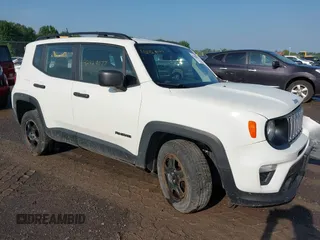2019 Jeep Renegade Sport z VIN ZACNJBAB0KPK82911, wystawiony jako IAAI lot #42429077 z przebiegiem 87 658 mil mil oraz . Historia ofert i sprzedaży dostępna na DreamBid. Obrazek 1.