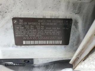 2008 BMW 3 Series 328i z VIN WBAVC53568FZ87064, wystawiony jako Copart lot #56761755 z przebiegiem 197 539 mil mil oraz Szkoda całkowita • Salvage title. Historia ofert i sprzedaży dostępna na DreamBid. Obrazek 12.