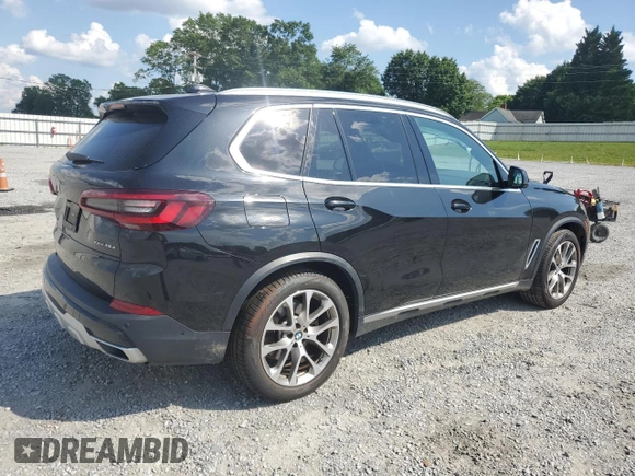 2021 BMW X5 xDrive45e with VIN 5UXTA6C02M9F50974, listed as a Copart auction lot 56358745 with 46,945 mi miles and Salvage title. Bid and sale history available at DreamBid. Image 3.