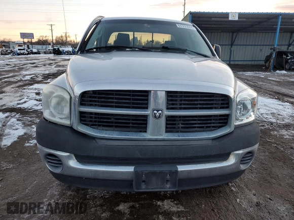 2007 Dodge 1500 ST with VIN 1D7HU18P77J614603, listed as a Copart auction lot 84555064 with 98,713 mi miles and Salvage Title. Bid and sale history available at DreamBid. Image 5.