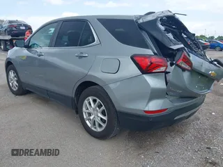 2024 Chevrolet Equinox LT with VIN 3GNAXKEG1RL366154, listed as a IAAI auction lot 42305732 with 23,334 mi miles and . Bid and sale history available at DreamBid. Image 3.