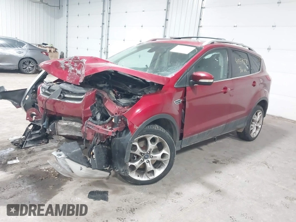 2013 Ford Escape Titanium with VIN 1FMCU9J98DUA72061, listed as a IAAI auction lot 41979558 with 176,667 mi miles and . Bid and sale history available at DreamBid. Image 17.