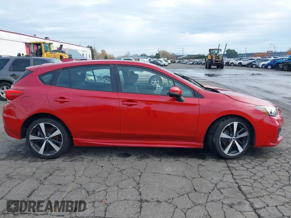2017 Subaru Impreza Special Sports z VIN 4S3GTAM69H3738965, wystawiony jako IAAI lot #40927994 z przebiegiem 69 531 mil mil oraz . Historia ofert i sprzedaży dostępna na DreamBid. Obrazek 13.