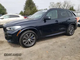 2022 BMW X5 M50i with VIN 5UXJU4C04N9L28261, listed as a Copart auction lot 51286815 with 39,696 mi miles and Salvage Title. Bid and sale history available at carsss.com. Image 1.