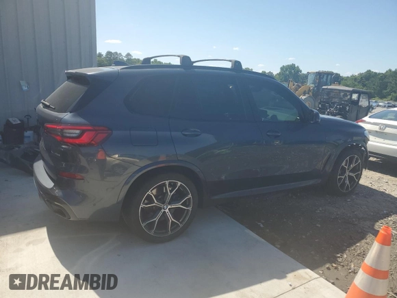 2019 BMW X5 xDrive40i with VIN 5UXCR6C53KLL14710, listed as a Copart auction lot 57408185 with 51,547 mi miles and Salvage title. Bid and sale history available at DreamBid. Image 3.