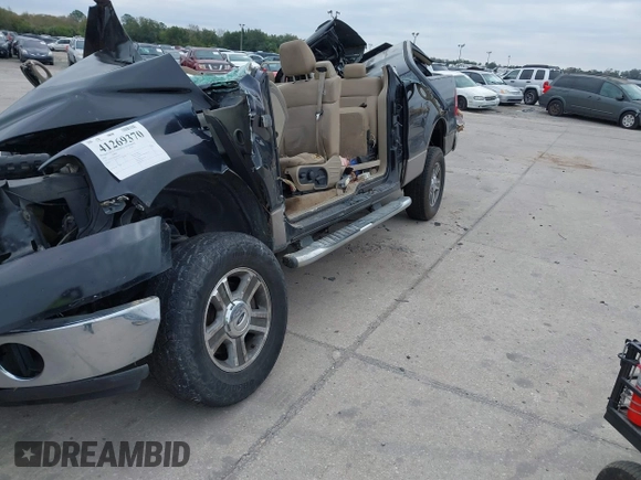 2006 Ford F-150 XLT with VIN 1FTPX14V36NB16973, listed as a IAAI auction lot 41269370 with 1 mi miles. Bid and sale history available at carsss.com. Image 6.