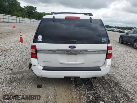 2017 Ford Expedition Max Limited с VIN 1FMJK2AT7HEA31310, выставлен на аукционе Copart как лот 60777355 с пробегом 112 276 миль миль и Чистый • Clean title. История ставок и продаж доступна на DreamBid. Изображение 6.