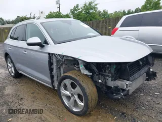 2022 Audi Q5 S line Premium Plus with VIN WA1EAAFY7N2002131, listed as a IAAI auction lot 42496307 with 25,840 mi miles and . Bid and sale history available at DreamBid. Image 1.