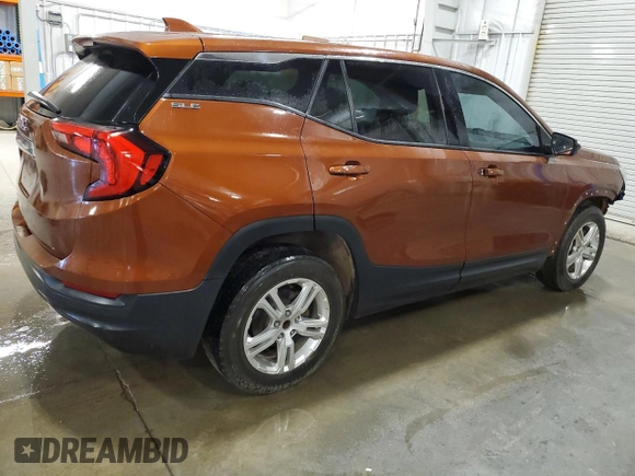 2019 GMC Terrain SLE z VIN 3GKALMEV7KL241779, wystawiony jako Copart lot #61617015 z przebiegiem 79 195 mil mil oraz Szkoda całkowita • Salvage title. Historia ofert i sprzedaży dostępna na DreamBid. Obrazek 3.