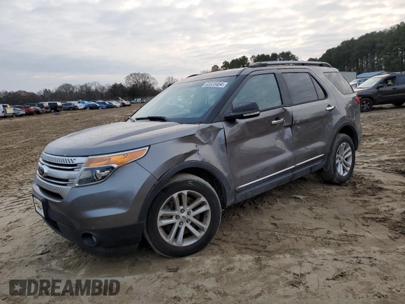 2014 Ford Explorer XLT with VIN 1FM5K7D83EGB22273, listed as a Copart auction lot 83328454 with 136,003 mi miles and Salvage Title. Bid and sale history available at carsss.com. Image 1.