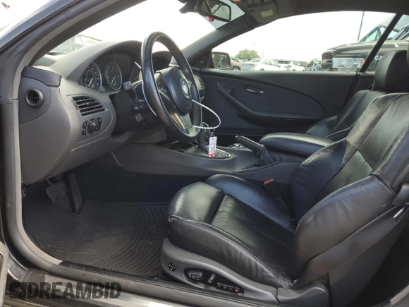 2005 BMW 6 Series 645Ci with VIN WBAEK73495B327903, listed as a Copart auction lot 69630094 with 150,559 mi miles and Salvage Title. Bid and sale history available at carsss.com. Image 7.