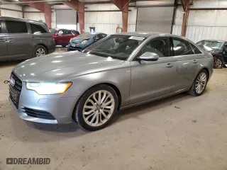2013 Audi A6 3.0T Premium Plus with VIN WAUGGAFC8DN013487, listed as a Copart auction lot 49599095 with 135,739 mi miles and Clean Title. Bid and sale history available at carsss.com. Image 1.