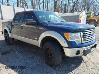 2012 Ford F-150 XL with VIN 1FTFW1ET1CKE16973, listed as a IAAI auction lot 41823581 with 116,763 mi miles. Bid and sale history available at carsss.com. Image 1.