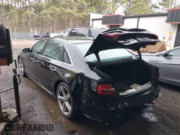 2018 Audi A8 L with VIN WAU44AFD8JN000478, listed as a IAAI auction lot 41726558 with 88,668 mi miles. Bid and sale history available at carsss.com. Image 3.