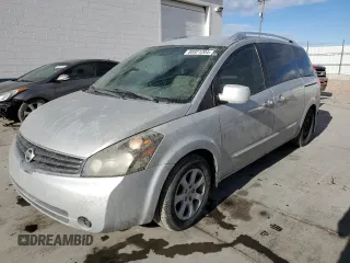 2008 Nissan Quest SL with VIN 5N1BV28U88N123410, listed as a Copart auction lot 80921204 with 175,771 mi miles and Clean Title. Bid and sale history available at carsss.com. Image 1.