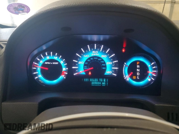 2011 Ford Fusion SEL with VIN 3FAHP0JA3BR336871, listed as a Copart auction lot 50832945 with 209,834 mi miles and Salvage Title. Bid and sale history available at DreamBid. Image 9.