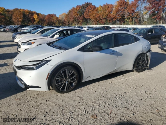 2023 Toyota Prius LE with VIN JTDADABU7P3003338, listed as a Copart auction lot 77758054 with 24,174 mi miles and Salvage Title. Bid and sale history available at carsss.com. Image 1.