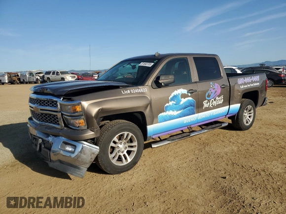 2014 Chevrolet Silverado 1500 LT with VIN 3GCPCREHXEG317280, listed as a Copart auction lot 51693705 with 150,352 mi miles and Salvage Title. Bid and sale history available at DreamBid. Image 1.