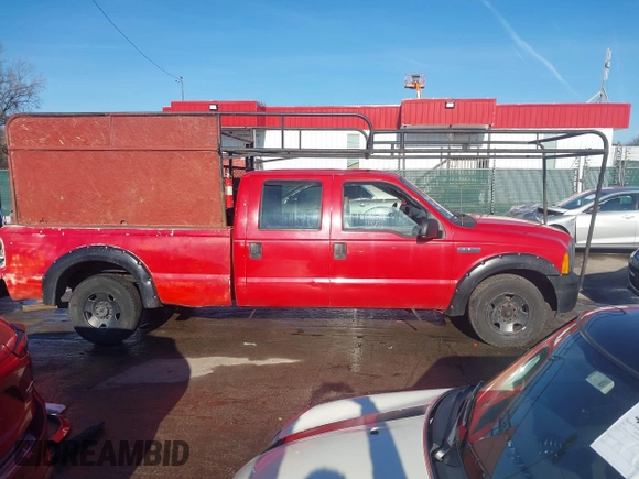 2005 Ford Super Duty F-250 XL with VIN 1FTSW20575EB69845, listed as a IAAI auction lot 41346591 with 1 mi miles. Bid and sale history available at carsss.com. Image 12.