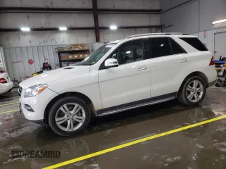 2013 Mercedes-Benz M ML 350 with VIN 4JGDA5HB4DA193170, listed as a Copart auction lot 51637835 with 115,623 mi miles and Salvage Title. Bid and sale history available at carsss.com. Image 1.