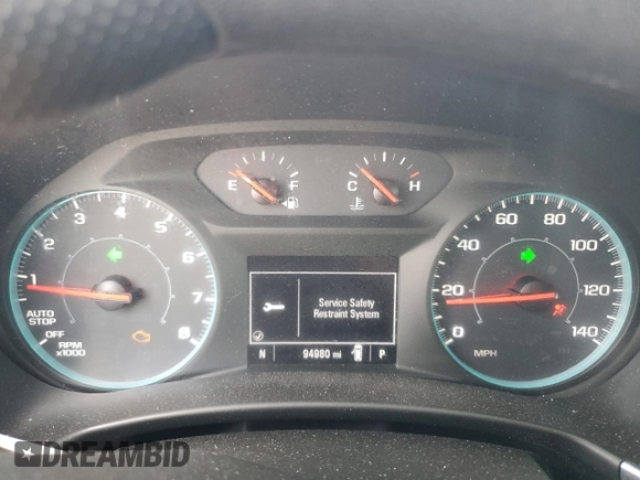 2022 Chevrolet Equinox LS with VIN 2GNAX5EV2N6105050, listed as a Copart auction lot 70530744 with 94,980 mi miles and Salvage title. Bid and sale history available at DreamBid. Image 9.