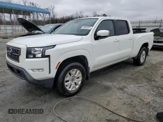 2023 Nissan Frontier SV with VIN 1N6ED1FK6PN609628, listed as a Copart auction lot 43640555 with 53,074 mi miles and Salvage Title. Bid and sale history available at carsss.com. Image 1.