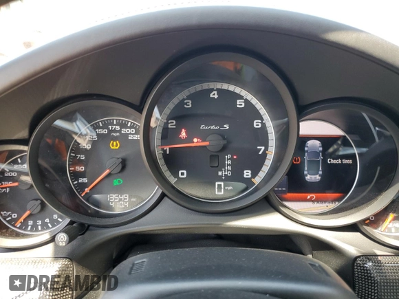 2018 Porsche 911 Turbo with VIN WP0CD2A93JS162091, listed as a Copart auction lot 65395935 with 13,549 mi miles and Salvage title. Bid and sale history available at DreamBid. Image 9.