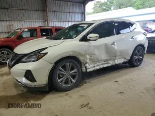 2019 Nissan Murano Platinum z VIN 5N1AZ2MJ6KN124932, wystawiony jako Copart lot #54419415 z przebiegiem 83 300 mil mil oraz Szkoda całkowita • Salvage title. Historia ofert i sprzedaży dostępna na DreamBid. Obrazek 1.
