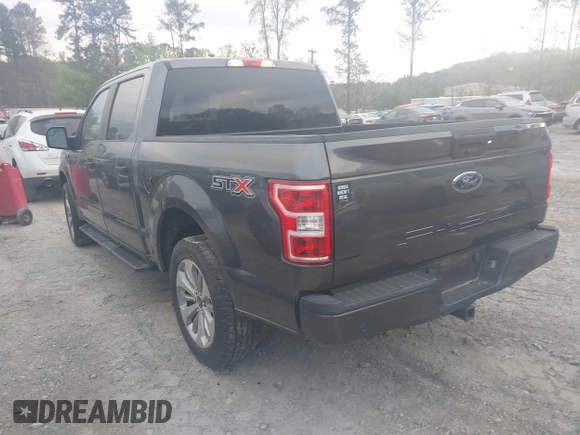 2018 Ford F-150 XL with VIN 1FTEW1C50JFD23545, listed as a IAAI auction lot 41838209 with 129,906 mi miles and . Bid and sale history available at DreamBid. Image 3.