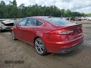 2019 Ford Fusion Titanium with VIN 3FA6P0D99KR206523, listed as a Copart auction lot 61007545 with 87,715 mi miles and Clean title. Bid and sale history available at DreamBid. Image 2.