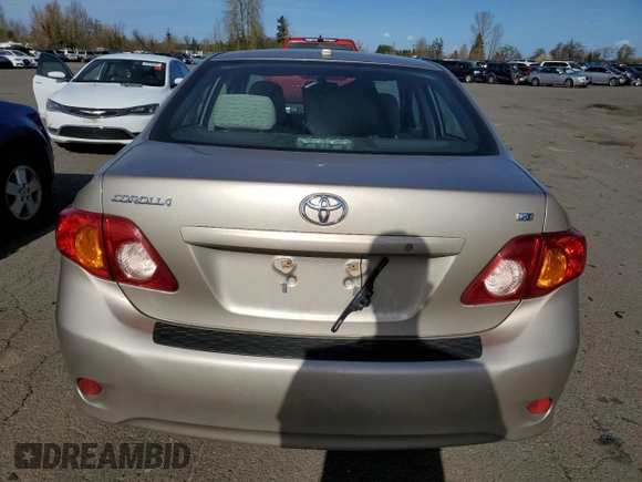 2010 Toyota Corolla with VIN 2T1BU4EE1AC356697, listed as a Copart auction lot 47691325 with 117,306 mi miles and Salvage Title. Bid and sale history available at carsss.com. Image 6.