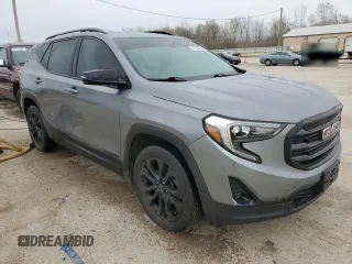 2020 GMC Terrain SLT with VIN 3GKALPEX4LL186275, listed as a Copart auction lot 51232505 with 126,436 mi miles and Salvage Title. Bid and sale history available at carsss.com. Image 4.