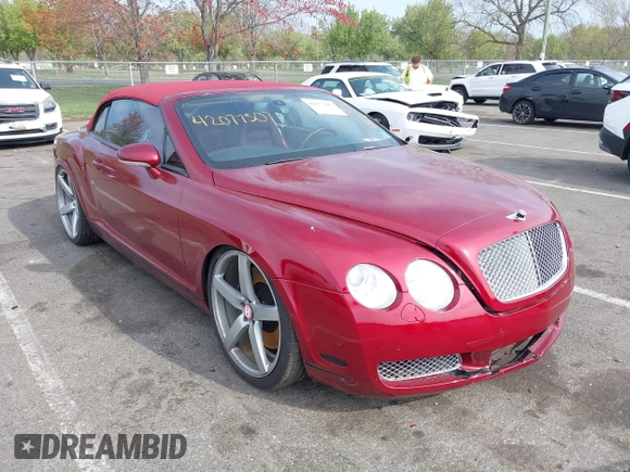 2007 Bentley Continental GT с VIN SCBDR33W87C049953, выставлен на аукционе IAAI как лот 42077307 с пробегом Не указан миль и . История ставок и продаж доступна на DreamBid. Изображение 1.