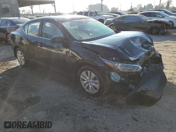 2024 Nissan Sentra S with VIN 3N1AB8BV2RY317533, listed as a Copart auction lot 41345885 with 2,399 mi miles and Salvage Title. Bid and sale history available at DreamBid. Image 4.