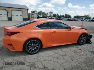 2015 Lexus RC 350 F Sport with VIN JTHSE5BC5F5003873, listed as a Copart auction lot 56970005 with 98,281 mi miles and Salvage title. Bid and sale history available at DreamBid. Image 3.